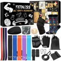 OEM Fitness-Adventskalender 2025 mit 24 Übungen