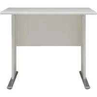 OEM Schreibtisch weiß 90x65x74,2 cm Metallbeine kompakt
