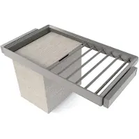 OEM Broekhouder-Set 90 cm, Titan, Soft-Close, Vollauszug
