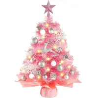 Generisch Mini-Weihnachtsbaum mit LED-Beleuchtung - 61 cm - Tischweihnachtsbaum