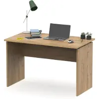 OEM Schreibtisch Teide, Eiche gold, 76x120x68 cm, 3 Schubladen