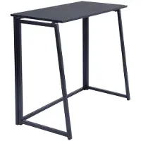 OEM Klappbarer Computertisch 80x44x74 cm Schwarz Metall