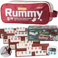 OEM Rummy Cube 6 Spieler – 160 Kacheln, Reiseetui, 2-6 Spieler