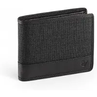 Valentini Fusion Slim Leder Herren Geldbörse Schwarz