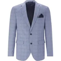 Babista Jerseysakko "Sakko VARDOR", Herren, Gr. 62, blau (blau kariert), Obermaterial: 93% Polyester PES. 5% Viskose CV. 2% Elasthan EL., Sakkos Jerseysakko