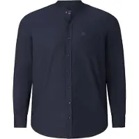 Babista Langarmhemd "Stehkragenhemd VITTORINO", Herren, Gr. M, weit, blau (dunkelblau), Obermaterial: 100% Baumwolle CO., Hemden Langarmhemd