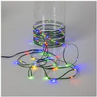 Star Trading Dew Drop Micro, Leichte Dekorationskette, Grün, Ambiente, IP44, 160 Glühbirne(n), LED