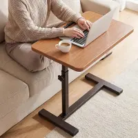 OEM Beistelltisch höhenverstellbar 63-103 cm mit Rollen, Holzoptik