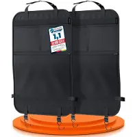 Merkloos Autositzschoner Rückbank Auto-Organizer - Wasserdicht - Fleckabweisend - 2-teiliges Set - Rückbank Auto