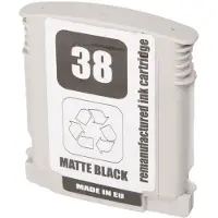 HARAHU Renovierte Tintenpatrone C9412A, no.38 für den Drucker HP (BULK), matte KP104439