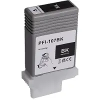 HARAHU Kompatible Tintenpatrone 6705B001, PFI107BK, 130ml für den Drucker Canon (ORINK BULK) KP105086