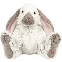 OEM Plüschhase Rosie, 38 cm, grau, mit Stickerei