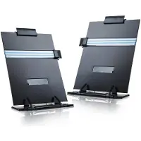 Amazon Lawei Set 2 Schreibtisch-Dokumentenhalter Winkelverstellbar mit Klemme