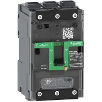 Schneider Electric Electric C12N3TM160L Kompaktleistungsschalter ComPacT NSXm 160 A mit TM160D 3P 50kA/415V EverLink