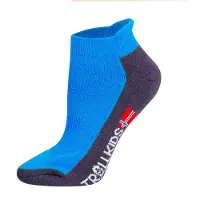 TROLLKIDS Kinder Low Cut II Wandersocken medium blue 35-38