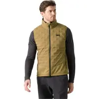 Helly Hansen für Herren. 34491 Braune isolierende HP Hybrid Stretch Weste (S), Lässig, Polyamid