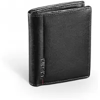 Valentini Mild 213 Leder Herren-Portemonnaie Schwarz Klein RFID