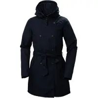 Helly Hansen für Damen. 53314 Gesteppter Trenchcoat Welsey II marineblau (S), Klassisch, Polyester