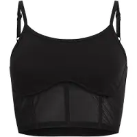 Superdry für Damen. W6011833A Korsett Sport Tech schwarz (XS), Heimtextilien, Sportlich, Baumwolle, Multisport