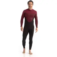 Jobe Perth Full 3/2 Mm Langarm-neoprenanzug Mit Reißverschluss Am Rücken