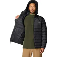 Columbia LAKE 22 II DOWN HOODED JACKET Schwarz