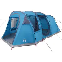 vidaXL Tunnelzelt Blau 505 x 330 x 204 cm