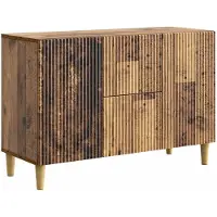 vidaXL Sideboard Altholz 89 x 34,5 x 60 cm Holzwerkstoff