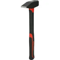 Ks Tools 142.1403, Kreuzschlaghammer, Stahl, Glasfaser, Schwarz, 33 cm, 750 g