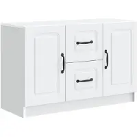 vidaXL Sideboard Weiß 89 x 34,5 x 57 cm Holzwerkstoff