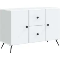 vidaXL Sideboard Weiß 89 x 34,5 x 60 cm Holzwerkstoff