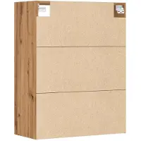 vidaXL Wandregal Artisan-Eiche 69,5x32,5x90 cm