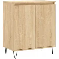 vidaXL Sideboard Sonoma-Eiche 60x35x70 cm Holzwerkstoff