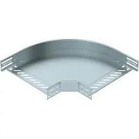 OBO 6036566 Bogen 90° für Kabelrinne, horizontal 60x300 Stahl bandverzinkt RB 90 630 FS