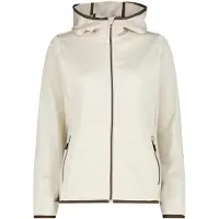CMP Woman Fleece Fleece Jacket FIX Hood vaniglia mel. (A246) 40
