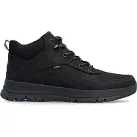 Rieker Herren Stiefelette Nubukleder Schwarz/schwarz/schwarz