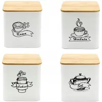 Brunbeste BB-4264 Vorratsdosen Set Kaffee Tee Zucker Salz