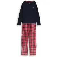 Tom Tailor Pyjama , Damen, Gr. 38, rot, mittel, karo, Obermaterial: 100% Baumwolle, Homewear-Sets Pyjama