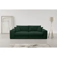 Werk2 Big-Sofa "Rozzana 246 cm breit Mega Sofa mit viel Platz", grün (moosgrün), B:246cm H:82cm T:105cm, 90% Polyester, 10% Nylon, Sofas, Big-Sofa, Cord
