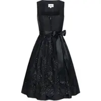 Nübler Dirndl NÜBLER "Midi Dirndl Kathleen", Damen, Gr. 38, EURO, schwarz, Obermaterial: 90% Polyester PES. 10% Viskose CV., Kleider Dirndl