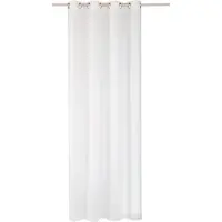 Wirth Gardine "Audrey, 1 Stück, Ösen, halbtransparent, nach Maß" Ösen 1 Stk. tlg. Fertigstore mit Ösen (Ø 4 cm) nach Maß