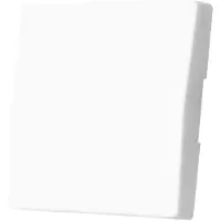 ION Industries Wippschalter-Aufsatz für Wechsel-, Kreuz- und Stromstoßschalter - Flache Bedienung - Keine Rückfederung - - IP20 - 55x55 mm - Serie V1/J1 - Alpin Weiß