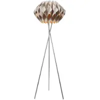 Azzardo Beige Stehleuchte Ruben 45x156 cm E27 Fassung 1-flammig max. 60W ohne Leuchtmittel
