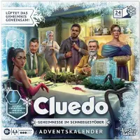 Hasbro Cluedo Adventskalender Secrets Under Snowfall Deutsche Fassung
