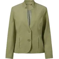 Witt Blusenblazer "Cord-Blazer Cordblazer", Damen, Gr. 38, grün (schilf), Cord, , Modisch, Blazer Blusenblazer