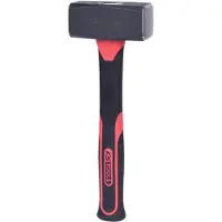 Ks Tools 142.5126, Vorschlaghammer, Stahl, Glasfaser, Schwarz, 26 cm, 1,36 kg