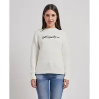 EA7 für Damen. 7W001546_AF26684 Pullover Vela weiß (L), Lässig, Polyester