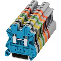 Siemens 8WH1000-0AF08 Reihenklemme, 2,5mm2 schwarz Schraubbefestigung 2 Anschlüsse black 8WH10000AF08 - 50 Stück