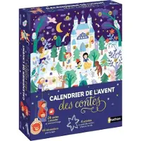 Nathan Calendrier De L'Avent - 24 Belles Histoires Pour Attendre Noël, 3 Jahr(e), Karton, Holz, Mehrfarbig