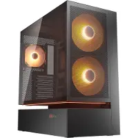Cougar Gehäuse Midi-Tower, CFV235, ARGB, Mesh, Schwarz, Midi Tower, PC, Schwarz, ATX, CEB, micro ATX, Mini-ITX, Glas, Stahl, Gaming