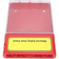 Merkloos Elzusha – Visuelle Aufbewahrungsbox: Hohe Festigkeit, wasserdicht, staubdicht, rostfrei, langlebig, integriertes magnetisches Verschlusssystem, Dokumentenbox
